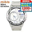 \2000円OFFクーポン&さらに+9倍/ ミブロ GS Active 充電式クオーツ スマートウォッチ ブランド メンズ Bluetooth SP380010-C02 デジタル ホワイト 白 プレゼント 実用的