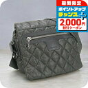 \2000円OFFクーポン&さらに+9倍/【中古】 シャネル ショルダー レディース CHANEL キルティング ショルダーバッグ グレー バッグ 斜めがけ ブ...