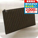 \2000円OFFクーポン&さらに+9倍/【中古】 フェンディ クラッチバッグ レディース ブランド フラット バゲット スリム クラッチ ミディアム レザー ...