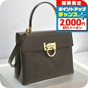 \2000円OFF+全品5倍★7/10限定/【中古】 フェラガモ ハンドバッグ レディース FERRAGAMO ガンチーニ 2WAYハンドバッグ 21 0290...