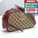 \2000円OFFクーポン&さらに+9倍/【中古】 グッチ ショルダーバッグ レディース ブランド GGマーモント スモール カメラバッグ レザー 447632...