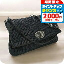 \2000円OFFクーポン&さらに+9倍/【中古】 ミュウミュウ ショルダーバッグ レディース ブランド MIUMIU マテラッセ ショルダーバッグ レザー ブ...