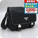 \2000円OFFクーポン&さらに+9倍/【中古】 プラダ ショルダーバッグ メンズ ブランド PRADA ショルダーバッグ PR88862 ブラック バッグ