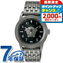 \2000円OFF+全品5倍★7/10限定/ ヴェルサーチ Vパラッツォ クオーツ 腕時計 メンズ VERSACE VE2V00922 アナログ ブラック グレ...