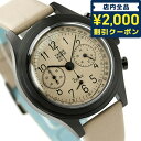 ＼4/27 09:59まで★先着2000円OFFクーポン／ ヴァーグウォッチ ツーアイズ 38mm クロノグラフ 2C-L-001 VAGUE WATCH Co. 腕時計 ブランド クオーツ ベージュ レザーベルト 時計 プレゼント ギフト