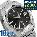 ＼4/27 09:59まで★先着2000円OFFクーポン／【豪華特典付】 ザシチズン 高精度光発電エコ・ドライブ エコドライブ 腕時計 ブランド メンズ ソーラー THE CITIZEN AQ4080-52E アナログ ブラック 黒 日本製 記念品 プレゼント ギフト