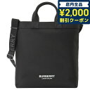 ショルダーバッグ ＼先着2100円OFFクーポンにさらに最大+9倍／ バーバリー BURBERRY 8063497 A1189 ロゴプリント アーティ トートバッグ 2WAY ショルダーバッグ ブラック メンズ ユニセックス ML ARTIE PN9 父の日 プレゼント 実用的