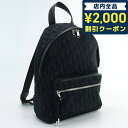 ＼4/27 09:59まで★先着2000円OFFクーポン／【中古】 クリスチャンディオール リュック レディース ブランド Christian Dior ディオール オブリーク バックパック ジャガード ブラック バッグ