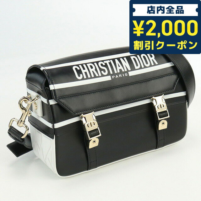 ＼16日2時まで★先着2100円OFFクーポン／【中古】 クリスチャンディオール ショルダー レディース ブランド Christian Dior ディオール キャンプ スモールバッグ レザー M1243ODDD M911 ブラック バッグ