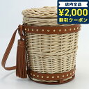 ＼先着2100円OFFクーポンにさらに最大+9倍／【中古】 セリーヌ 斜め掛け ショルダーバッグ レディース ブランド CELINE クラシック パニエ ミニバケット ラフィア ベージュ バッグ