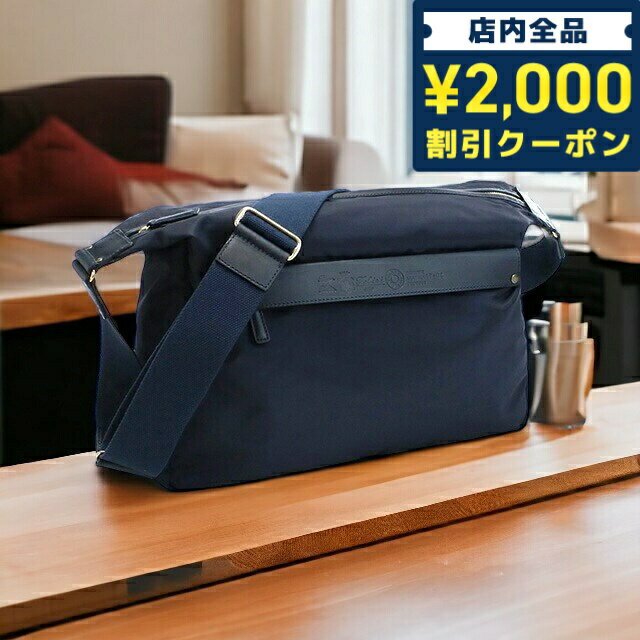 ショルダーバッグ ＼16日2時まで★先着2100円OFFクーポン／ フェリージ 斜め掛けショルダーバッグ メンズ FELISI ナイロン レザー イタリア 17-64 BLEU ネイビー系 バッグ 父の日 プレゼント 実用的