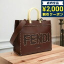 ＼先着2100円OFFクーポンにさらに最大+9倍／ フェンディ トートバッグ レディース FENDI レザー イタリア 8BH386 ブラウン系 バッグ