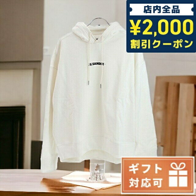 ＼5/10限定★全品2000円OFFクーポンにさらに+3倍／ ジル サンダー パーカー レディース JIL SANDER コットン100% イタリア JPPS707512 ホワイト系 ファッション 選べるモデル