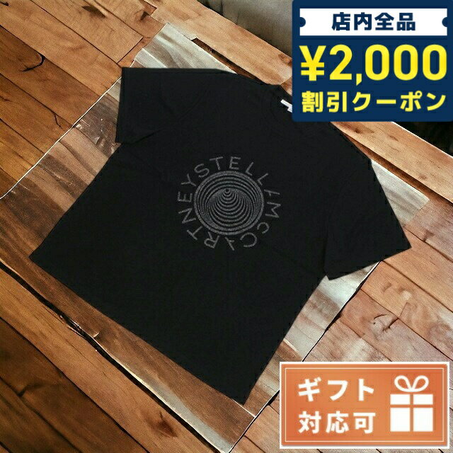 ＼5/10限定★全品2000円OFFクーポンにさらに+3倍／ ステラマッカートニー Tシャツ レディース STELLA MCCARTNEY コットン100% ポルトガル 604034 ブラック ファッション 選べるモデル