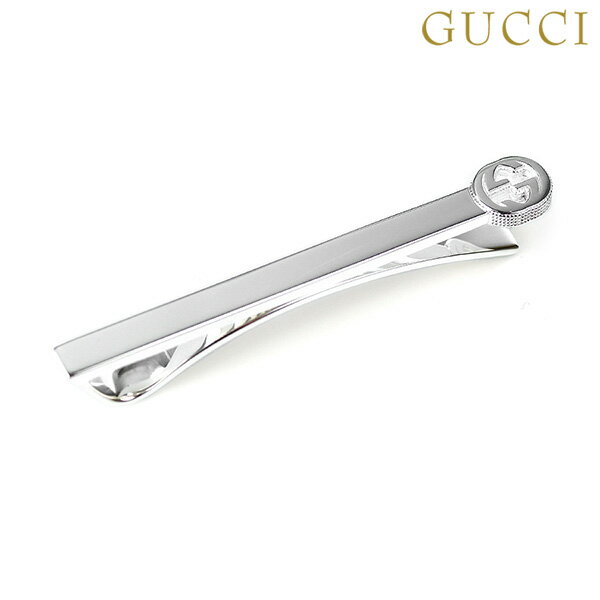 グッチ ネクタイピン インターロッキングG ネクタイバー sterling silver タイピン メンズ 499061 J8400 8106 GUCCI シルバー 父の日 プレゼント 実用的