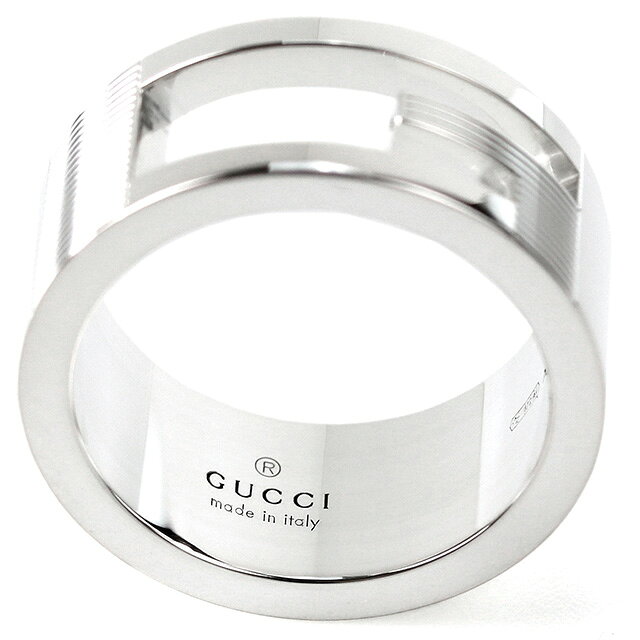 【ラッピング可 】 GUCCI グッチ指輪 Gリング シルバー925 シルバーリング ブラン...