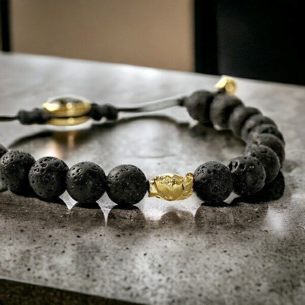 DIESEL ディーゼル ブレスレット ブランド メンズ ステンレススチール ビーズ 数珠タイプ ユニセックス レディース DX1069710 ブラック アクセ...