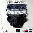 エンポリオアルマーニ ブリーフ パンツ メンズ ブランド Emporio Armani ATS 14 oz Heavy Fleece Zip Up S M L 3枚セット コットン100% ワンポイント ブラック ホワイト レッド グレー ネイビー 黒 赤 白 下着 アンダーウェア 選べるモデル