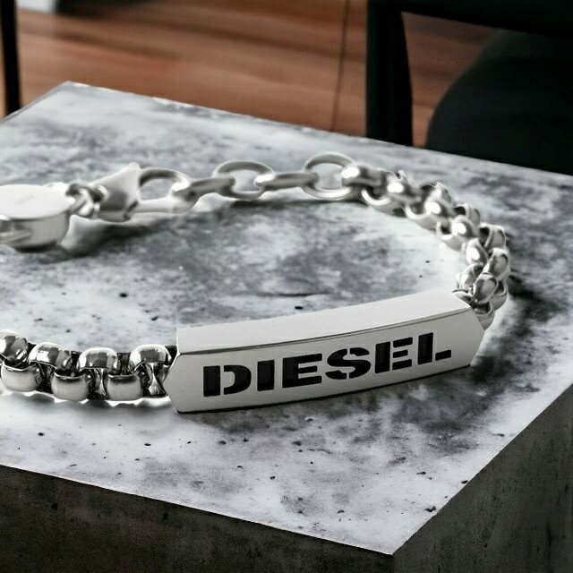 ディーゼル ブレスレット メンズ レディース ブランド DIESEL ステンレススチール DX0993040 シルバー アクセサリー 父の日 プレゼント 実用的