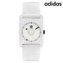 \さらに+4倍★今だけ!!/ アディダス RETRO POP TWO クオーツ 腕時計 メンズ レディース adidas AOST22539 アナログ ホワイト 白 ブランド おしゃれ 防水 軽い 華奢 プレゼント 実用的