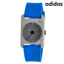 アディダス RETRO POP ONE クオーツ 腕時計 メンズ レディース adidas AOST23560 アナログ グレー ブルー ブランド おしゃれ 防...