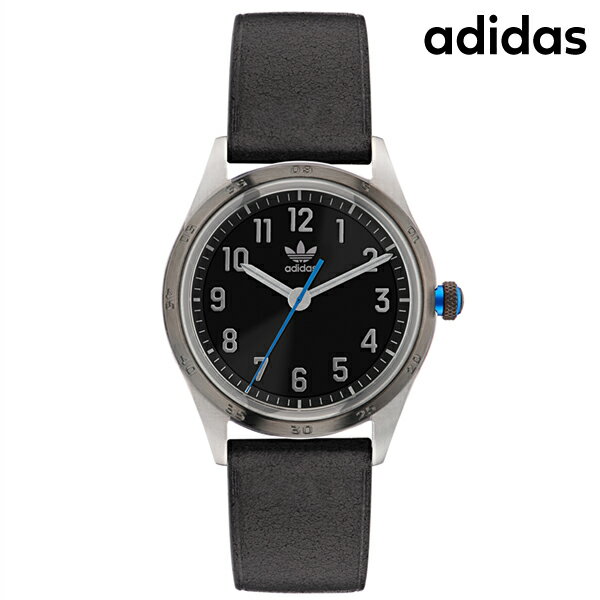 アディダス 腕時計（メンズ） アディダス CODE FOUR クオーツ 腕時計 ブランド メンズ レディース adidas AOSY22528 アナログ ブラック 黒 父の日 プレゼント 実用的