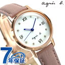 \さらに+4倍★今だけ!!/ アニエスベー 時計 マルチェロ ローマ クオーツ レディース 腕時計 FCSK906 agnes b. ホワイトシェル ピンクブラウン ブランド おしゃれ 防水 軽い 華奢 かわいい プレゼント 女性 実用的
