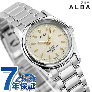 セイコー アルバ ソーラー カレンダー レディース 腕時計 AEGD563 SEIKO ALBA ゴールド