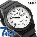 \さらに+4倍★今だけ!!/ セイコー アルバ スポーツ クオーツ 腕時計 メンズ SEIKO ALBA AQPJ410 アナログ ホワイト ブラック 黒 ブランド おしゃれ 防水 プレゼント 男性 実用的