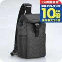 \7/15は全品10倍★さらに+7倍/ コーチ ボディバッグ メンズ ブランド COACH CT712 チャコール/ブラック