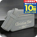 \7/15は全品10倍★さらに+7倍/【中古】 ディオール ショルダーバッグ メンズ ブランド ディオール サファリ ショルダーバッグ レザー グレー バッグ