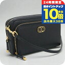 \7/15は全品10倍★さらに+7倍/【中古】 ディオール ショルダーバッグ レディース ブランド Dior ディオール カロ ダブルポーチ ショルダー CD92710 ブラック バッグ 斜めがけ 高級 おしゃれ プレゼント 女性 実用的 かわいい