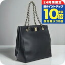 \7/15は全品10倍★さらに+7倍/【中古】 フェラガモ ショルダーバッグ レディース ブランド FERRAGAMO チェーン 21 F019 ブラック バッグ 斜めがけ 高級 おしゃれ プレゼント 女性 実用的 かわいい