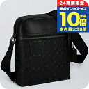 \7/15は全品10倍★さらに+7倍/ コーチ ショルダーバッグ メンズ ブランド COACH シグネチャー レザー 4009 QB BK 1 ブラック