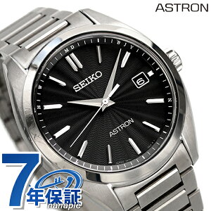 セイコー アストロン チタン 電波ソーラー メンズ 腕時計 SBXY033 SEIKO ASTRON ブラック