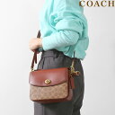 ＼激アツな6日間★3,740円割引クーポン！全品10%OFF／ コーチ ショルダーバッグ レディース ブランド COACH キャシー クロスボディ 19 レザー シグネチャー コーテッド キャンバス 4WAY クラッチ ハンドバッグ 2WAY 89089 B4NQ4 ブラウン バッグ