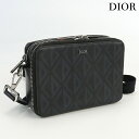 【中古】 クリスチャンディオール 斜め掛け ショルダーバッグ レディース ブランド Christian Dior メッセンジャーバッグ PVC 2ESBC119DCO H43E ブラック