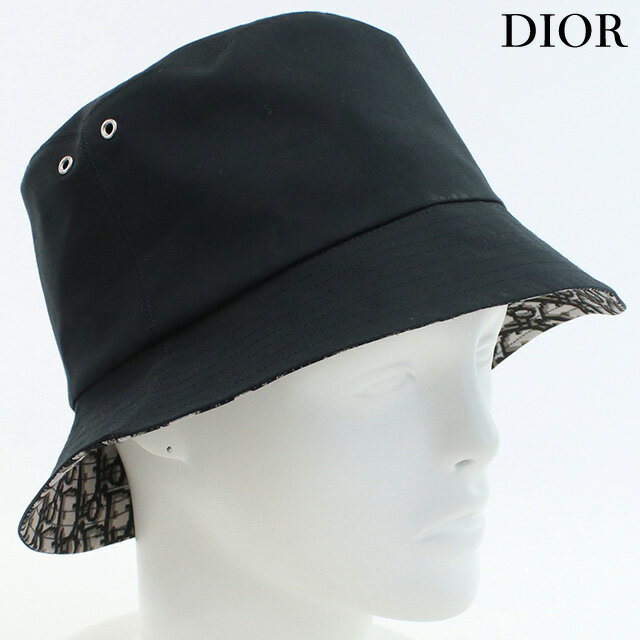 ＼16日2時まで★先着2100円OFFクーポン／【中古】 クリスチャンディオール ハット レディース ブランド Christian Dior テディーD ボブハット ポリエステル 95TDD923A130 C900 ブラック