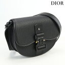 【中古】 クリスチャンディオール 斜め掛け ショルダーバッグ レディース ブランド Christian Dior ギャロップ バッグ ミニ カーフ 1ADPO033LAC H00N ブラック