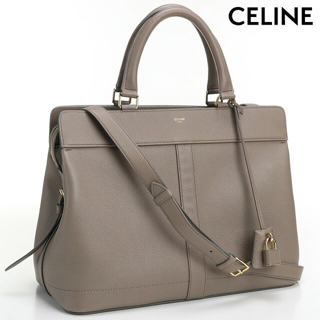 ＼21日10時まで★22,990円OFFクーポン！全品10%OFF／【中古】 セリーヌ ハンドバッグ レディース ブランド CELINE ミディアムカバドゥフランス レザー 192663 ベージュ