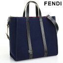 【中古】 フェンディ トートバッグ メンズ ブランド FENDI ウールトート ウール 7VA390 51N ブルー