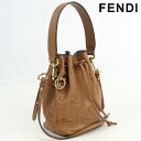 【中古】 フェンディ ハンドバッグ レディース ブランド FENDI ミニ モントレゾール レザー 8BS010 AAIK ブラウン