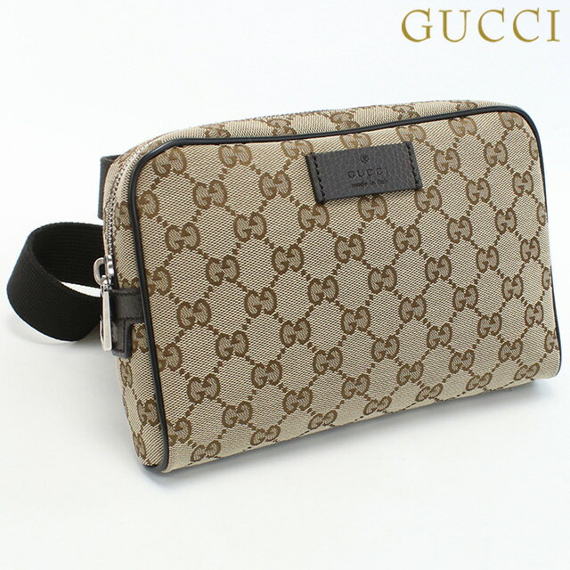 ＼21日10時まで★10,780円OFFクーポン！全品10%OFF／【中古】 グッチ ボディバッグ メンズ ブランド GUCCI GGキャンバス ベルトバッグ キャンバス 449174 ベージュ