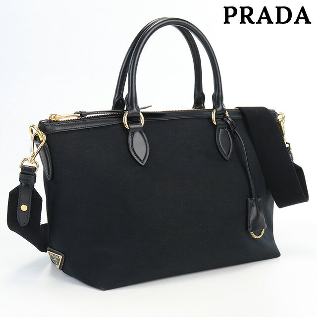 【中古】 プラダ ハンドバッグ レディース ブランド PRADA 2WAYショルダーバッグ 1BA104 UCW F0002 ブラック