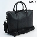 【中古】 クリスチャンディオール ブリーフケース メンズ ブランド Christian Dior ディオール ランゴ ブリーフケース PVC ブラック バッグ