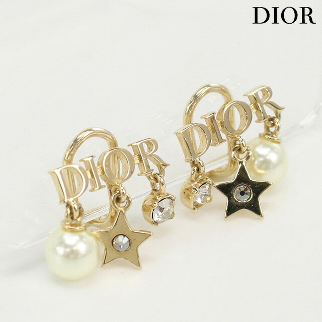 ＼21日10時まで★4,670円OFFクーポン！全品10%OFF／【中古】 クリスチャンディオール イヤリング レディース ブランド Christian Dior ディオールレボリューション イヤリング メタル E1680DVORS D301 ゴールド アクセサリー