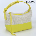 ＼7日10時まで★11,470円割引クーポン！全品10%OFF／【中古】 ロエベ ハンドバッグ レディース ブランド LOEWE キュービィバッグ スモール コットン A906K75X01 イエロー バッグ