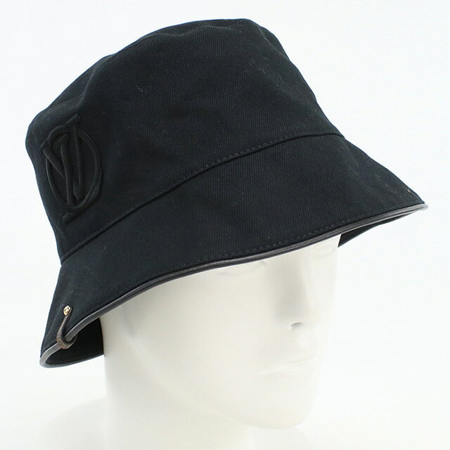  ルイヴィトン ハット ユニセックス ブランド LOUIS VUITTON コットン M7054M ブラック 帽子