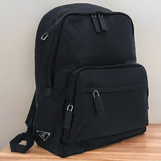 【中古】 プラダ リュック ユニセックス ブランド PRADA バックパック ナイロン 2VZ066 ブラック バッグ
