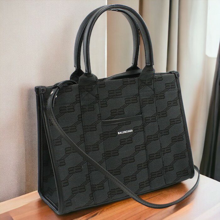 【中古】 バレンシアガ トートバッグ レディース ブランド BALENCIAGA ハードウエア2.0 スモールトート 714187 ブラック バッグ